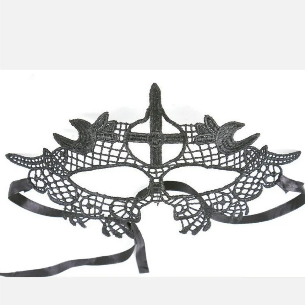 Sexy Women Lady Girl Black Lace Eye Mask for Halloween Masquerade Party US